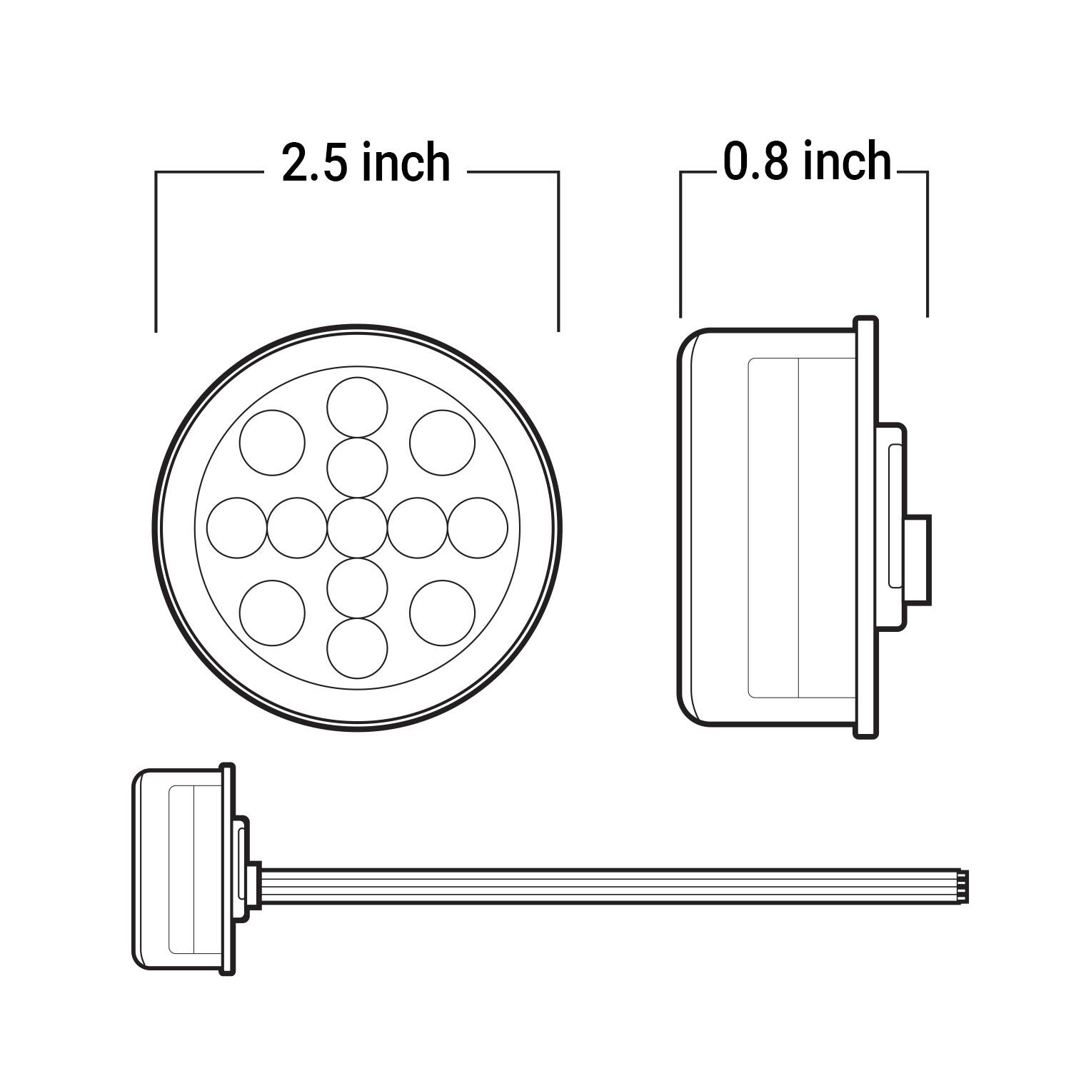 2.5IN-13LED-NS-HLF - Image 5